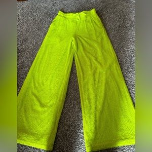 Anthropologie “Avec Le Filles brand“ wide leg, fully lined sequined pants- Med.